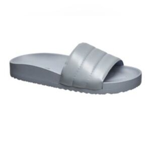 French Connection Gray Slade Puffer Slides/Sandals(Size 11)